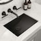 Ruvati 16 x 11 inch Gunmetal Black Undermount Bathroom Sink Stainless Steel RVH6107BL - alternate 1